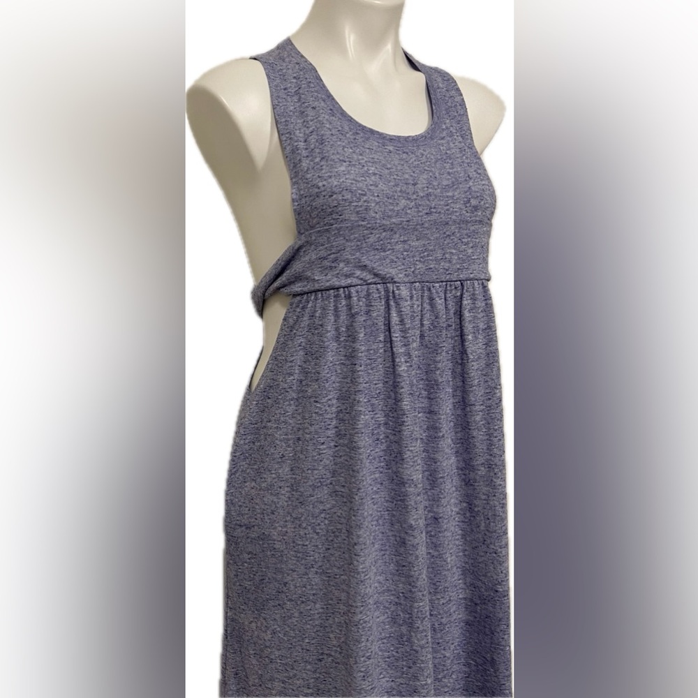 VICTORIAS SECRET SOFT EMPIRE SIDE TWIST CREW RACERBACK BEACH LIGHT MAXI DRESS